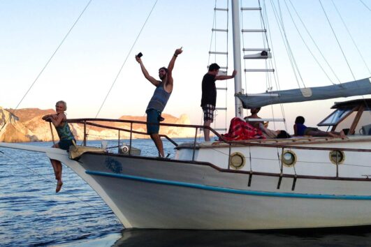 Santorini Traditional Caldera Cruise (Day or Sunset)